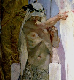   Giulio Aristide Sartorio, Il precursore (detail), 1927  