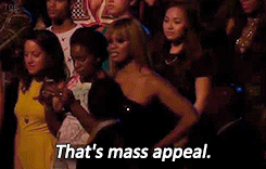 thequeenbey:  Laverne Cox gets her LIFE when Beyoncé performs Rocket at the 2014 MTV VMAs. 
