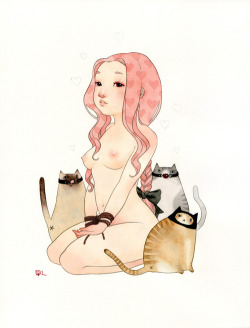 la-petite-fille-de-loup: Uyu a.k.a Soey MilkI absolutely love these ♥Please do not remove the source or the artist credit