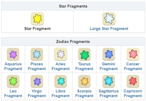 Its Been A Year And I JUST Noticed That The Star Fragment Colors Are Based On Birthstone Colors