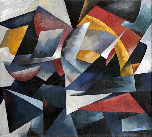 Futuristic composition, 1918, Aleksandra EksterMedium: oil,canvas