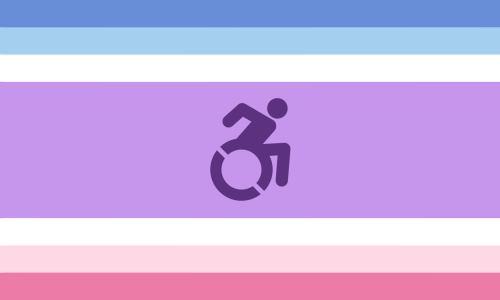 distinct-disability-flags: Disabled Queer Flags - Part 2Genderfluid, Bigender, Demiboy, Agender, &am