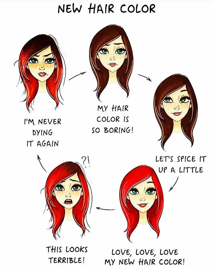 Is this just me? 😂 #haircolor #hairdye #dyejob #fridaynight