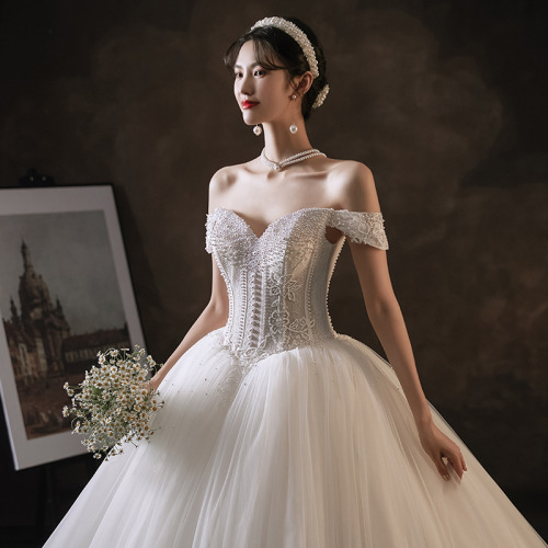 White Bridal Wedding Dresses 2021