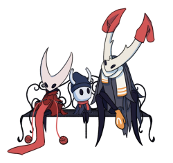 nadegami:Hollow Knight AU where everything is the same but nobody dies and Hornet takes up knitting