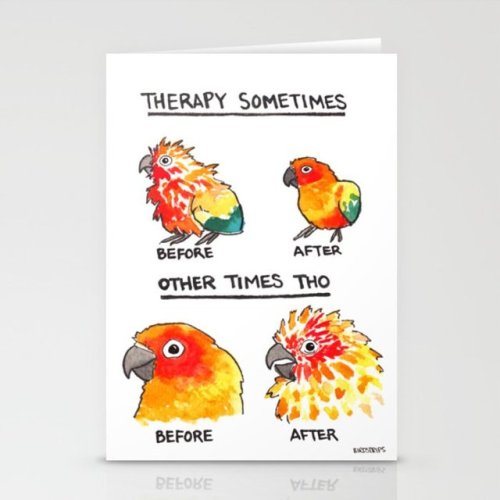 littlealienproducts:Bird no. 490: Other Times Tho Stationery Cards by Birdstrips (Jess Thomas)