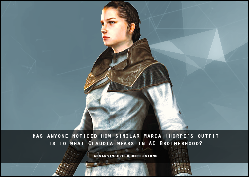 Assassin's Creed Confessions — Maria Thorpe from ac: bloodlines