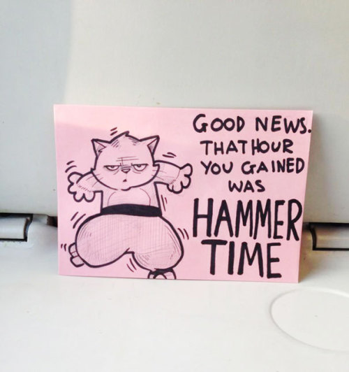 {Just too much! Still loving this post-it series by October Jones. Happy Almost Friday!}