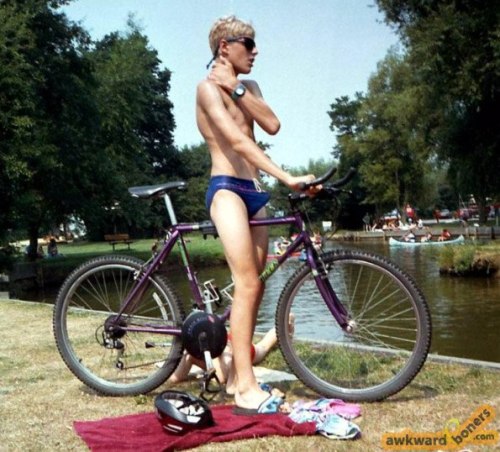 Boy Cyclist Boner