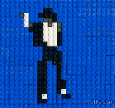 4gifs:  Lego Michael Jackson