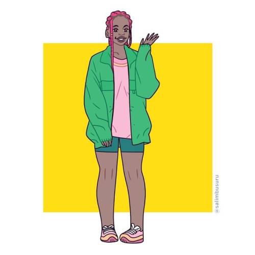 YENGZ . #drawing #drawthisinyourstyle #nairobi #iamnairobian #nairobifashion #10over10 #characterdes