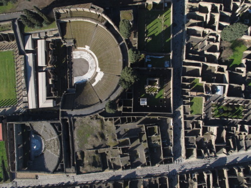 iconem: Monday’s picture: drone flight above Pompeii Buried by the eruption of Vesuvius in 79 