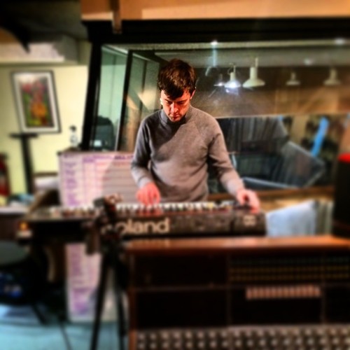 franzyfrenzy:Nick McCarthy in studio by franz_ferdinand on Instagram