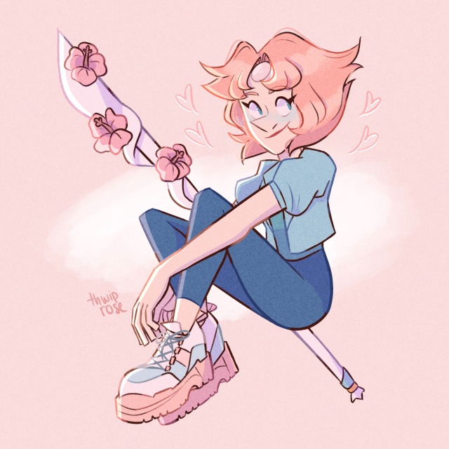 thwiprose:  forgot to post this oops but i felt like drawing another pretty pearl!