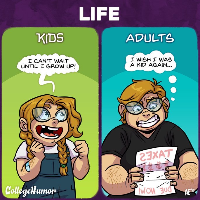 pr1nceshawn:  What You Wanted As A Kid vs As An Adult.