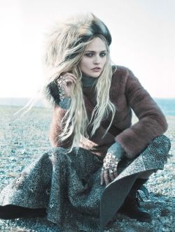 itshautephoto:Sasha Pivovarova by Mikael Jansson for Vogue US September 2014