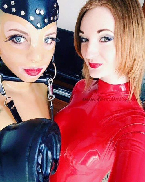 Rubber fetish girls and latex gear