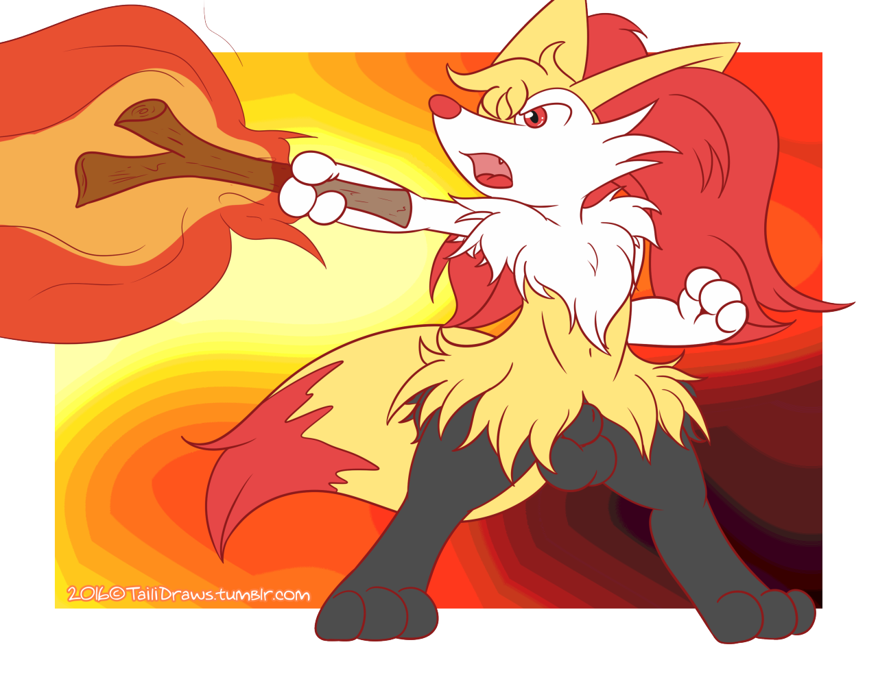 tailidraws:#TailiDraws - Serious Kurama is Serious | #NSFW cuz Nude?&lt;3