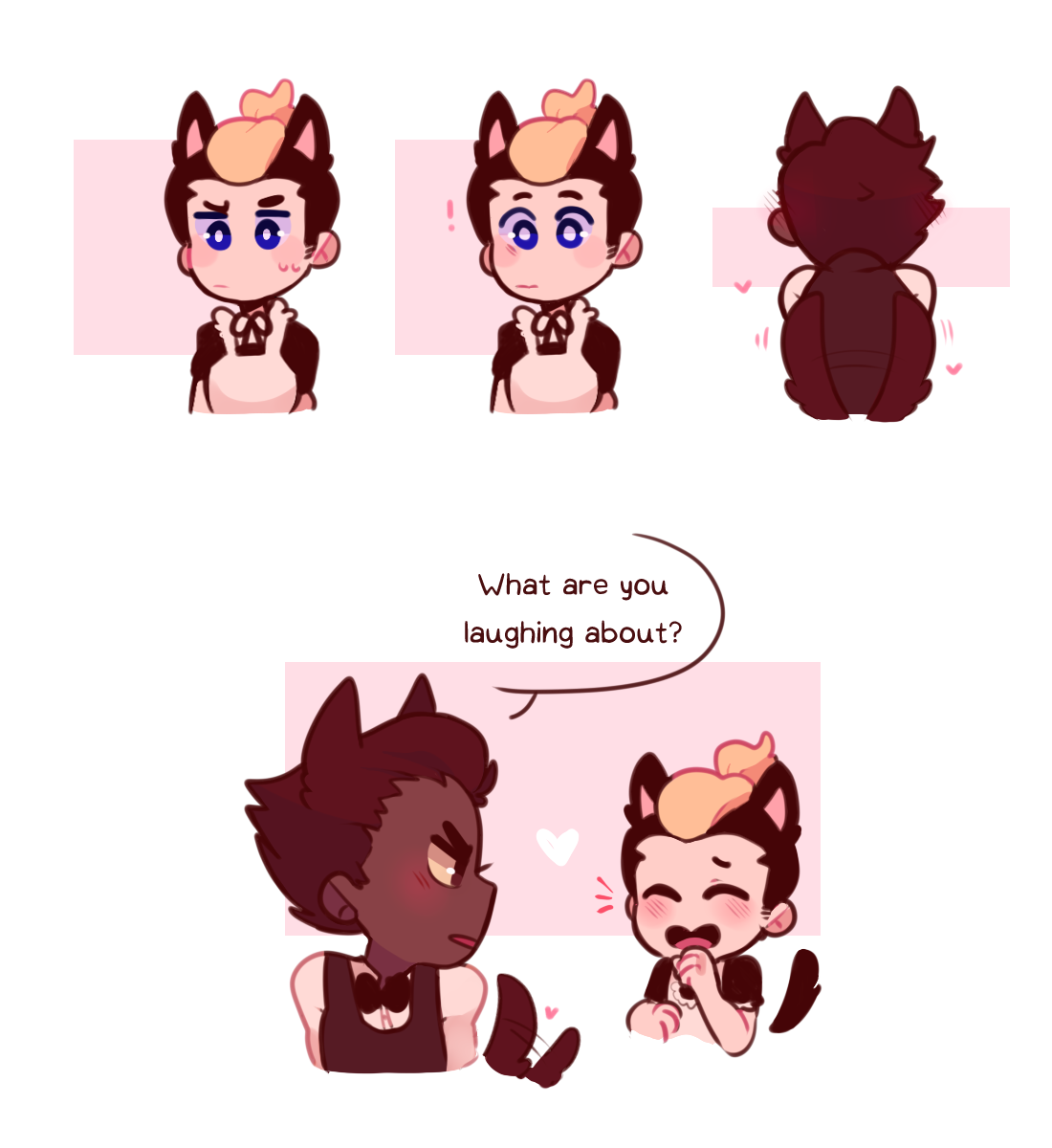 an-island-of-bunnies:  A comic based on this lil gem: X by the lovely @kurage-a-r-t