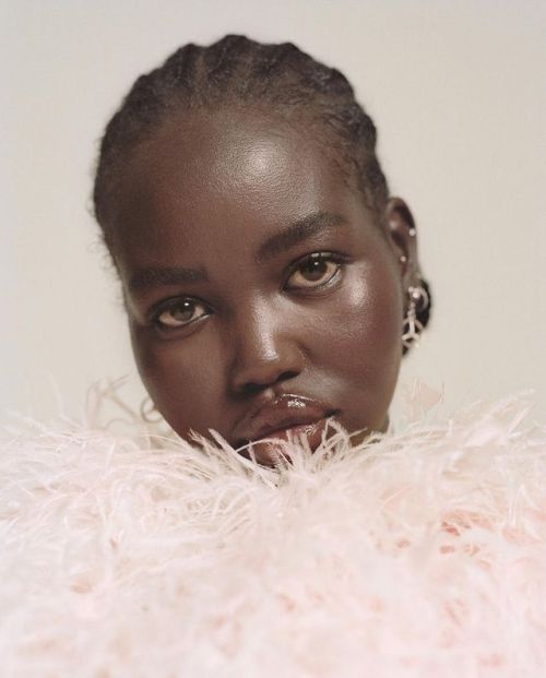 modelsof-color:Adut Akech by Campbell Addy for Observer Magazine - January 2021