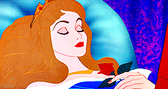 kpfun:  Rise and shine, sleeping beauty! ↳ Disney Princesses   waking up 