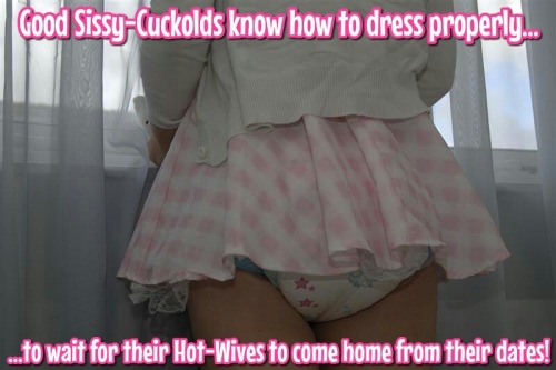  It’s important to dress like a good diaper sissy 