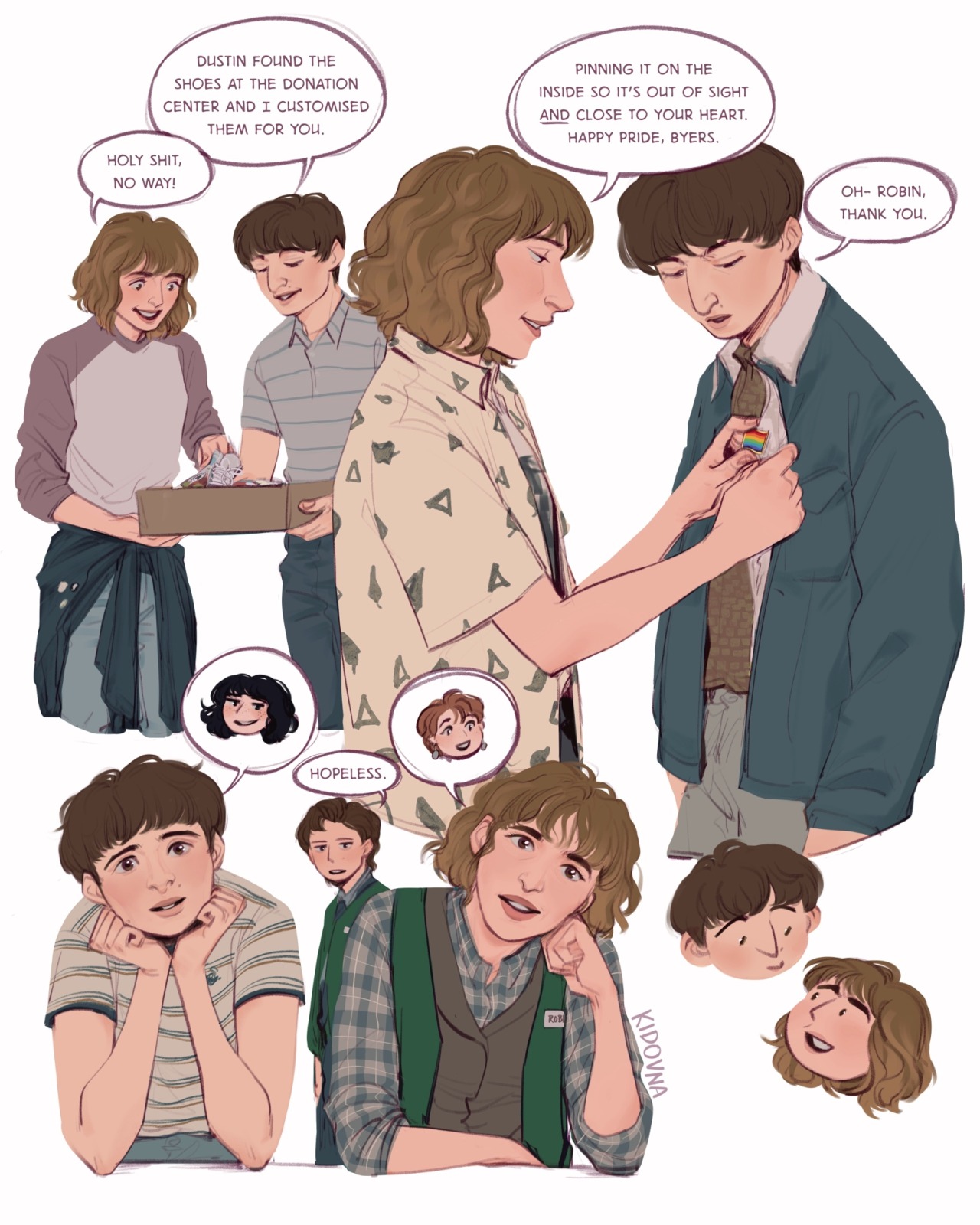 This is probably just fan art tho #fyp #strangerthings #theory
