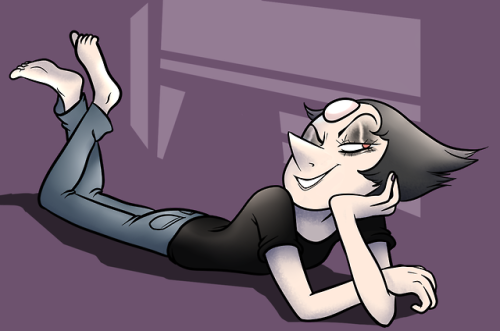 a  casual goth pearl in these trubbling times