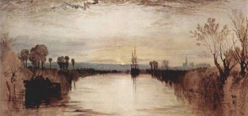 artist-turner: Chichester Canal, 1828, William Turner Medium: oil,canvas