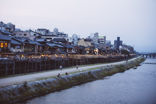 Kamo River Kyoto, Japan