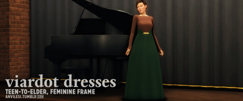 anvilesi:[TS4] viardot dresses by sforzinda — sisters to my malibran dress (get it—