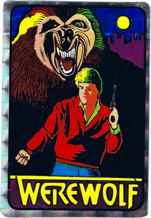 devowasright:zgmfd:Werewolf vending machine prism sticker (1987)There wolf. There castle.