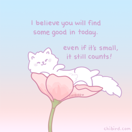chibird: I hope you can find something to be grateful for today. 🌸 Whether it’s