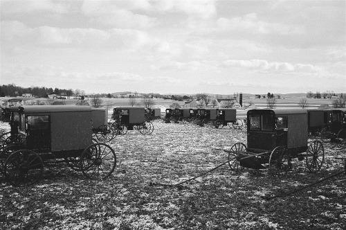 Amish FuneralLeica M6 / Ilford HP5 FilmLancaster County, Pennsylvania