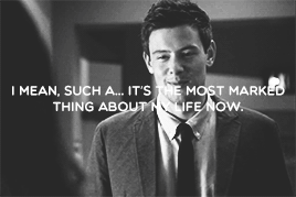 10 Years of Glee  ↳ (1/10 Actors) Cory Monteith “You look and you see this young, all-American quart