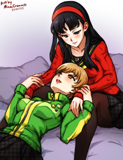 Sex #859 Chie Satonaka x Yukiko Amagi (Persona pictures