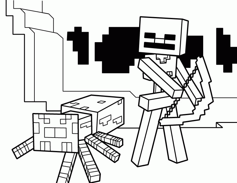 103 Coloring Pages Minecraft  HD