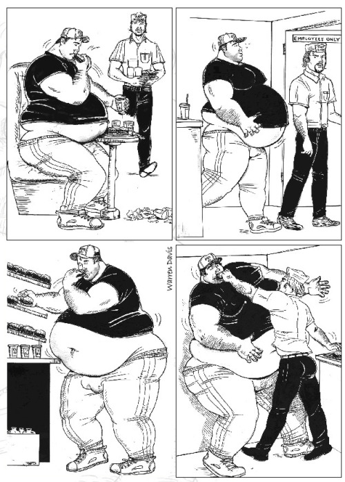 former803fatty: bellygrow: A Warren Davis masterwork… Enjoy! This comic was one of the very f