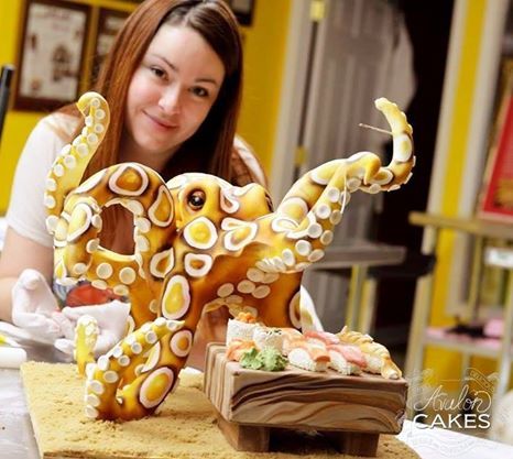 steampunktendencies:OctoChef cake by Avalon Cakes goo.gl/TLh7Zn