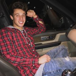 selfie-guys:  Messy hair… Who wants a ride? 😉 view here: http://ift.tt/1JKhOE4 [ posted by camerondallas on December 30, 2015 at 06:43PM ]