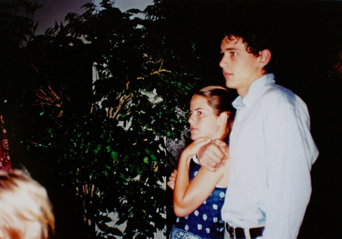 nevermindbluesky:James Franco and his high school girlfriend, Jasmine.