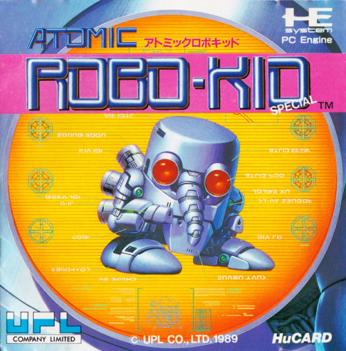 Atomic Robo-Kid Special (PC Engine). UPL, 1989.