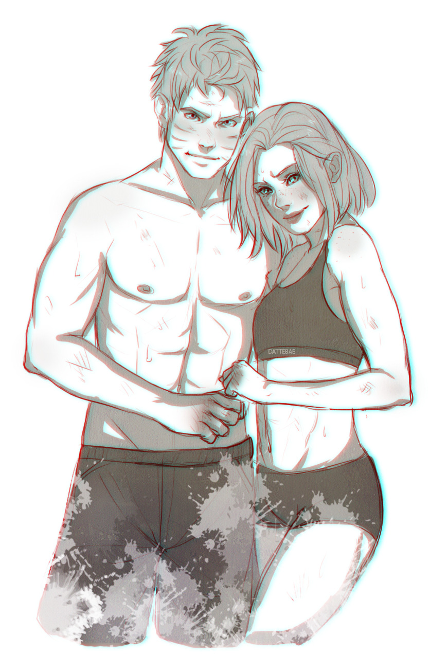 dattebae:  Power duo, partners in crime, gym buddies, best friends, soulmates, wife