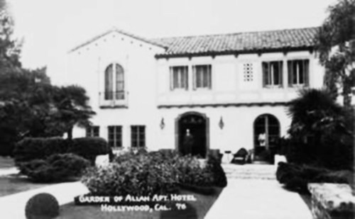 the garden of allah hotel on sunset boulevard in hollywood, california&hellip;