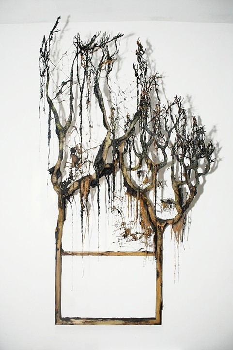 kuinesis:  Valerie Hegarty paintings beyond the canvas.