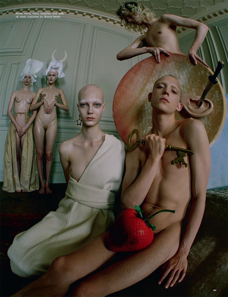 ohthentic: fagunt:  Bosched! shot by Tim Walker for LOVE  Oh 