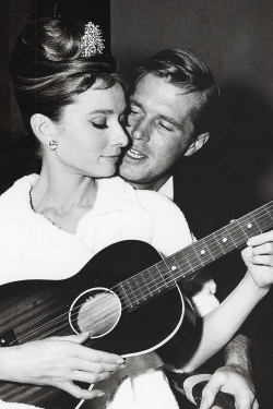 vintagegal:  Audrey Hepburn and George Peppard