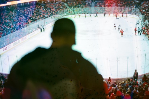 a hockey game on film- j.edmund