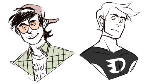 Since I’m in a huge artblock, here are some sketches with:1. Older fun Danny and super Danny2.
