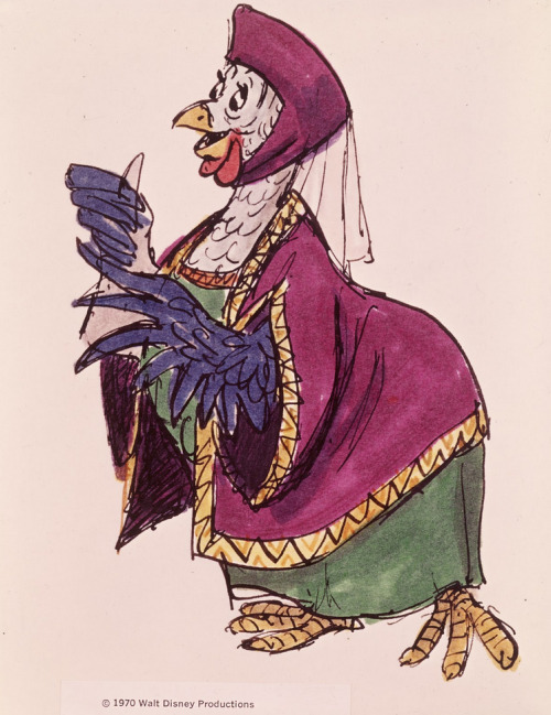 animationandsoforth: Robin Hood character designs by Ken Anderson